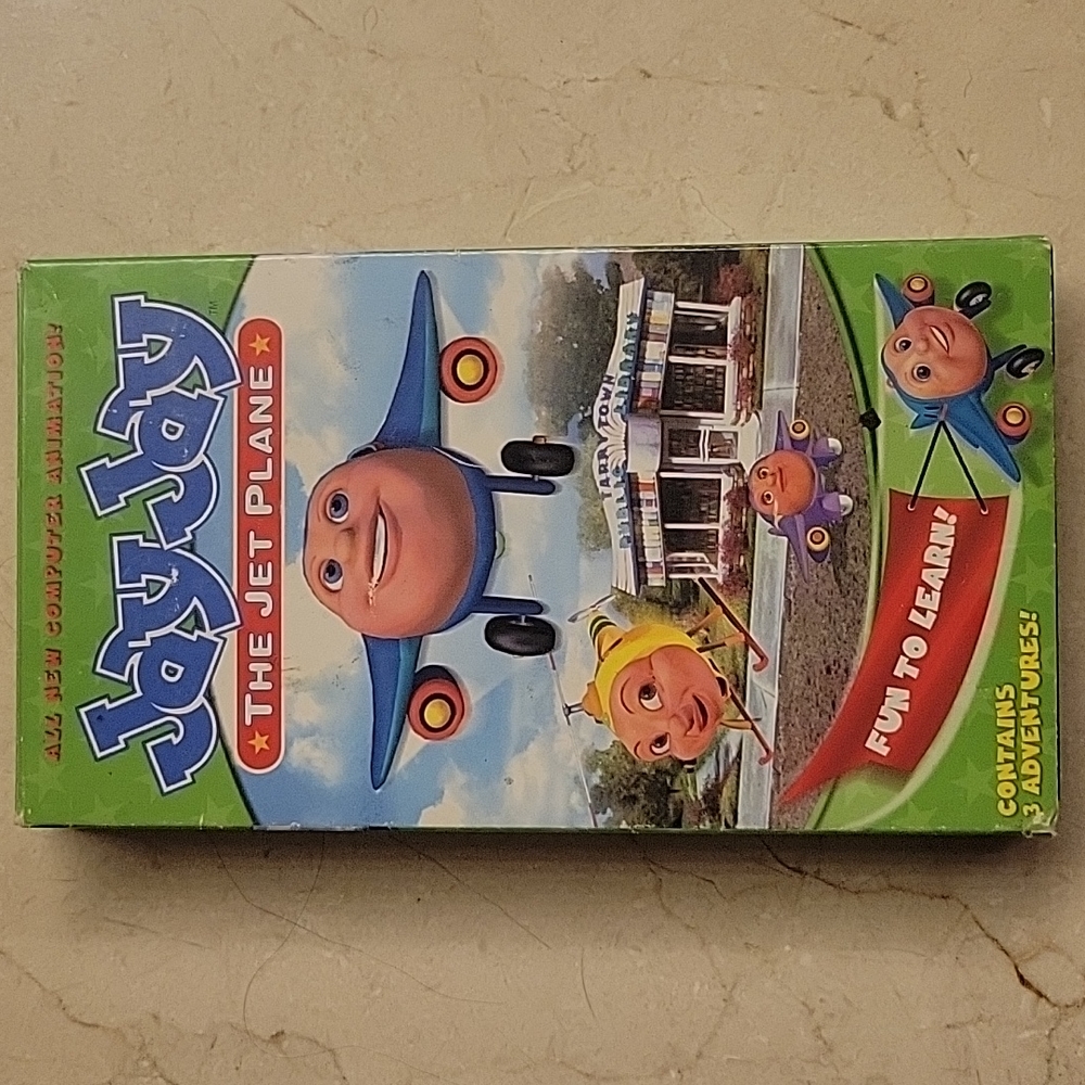 Porchlight Entertainment Jay Jay The Jet Plane VHS Tape